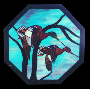 Flying Mallard WIndow